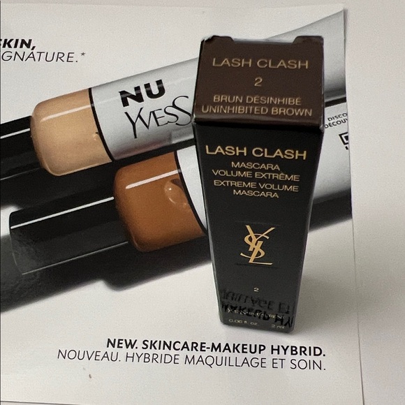 Yves Saint Laurent Lash Clash Mascara - Brown & YSL sample packs - Picture 1 of 6